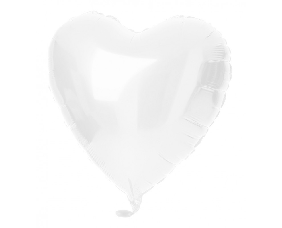 klein Redelijk Passief Folie ballon mat wit Hart | Grote witte hart ballon | De Goede Keus