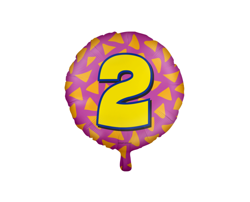Happy Folieballon 2 jaar