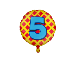 Happy Folieballon 5 jaar