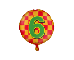 Happy Folieballon 6 jaar