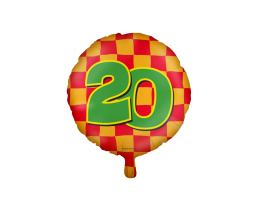 Happy Folieballon 20 jaar