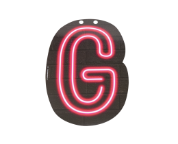Neon Letter G