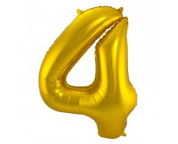 Grote Folieballon 4 goud