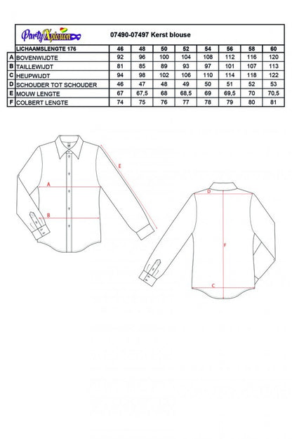 Kerst Blouse