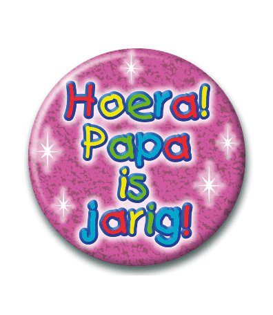 Button Papa jarig