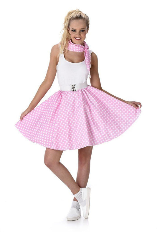 Polka Dot rokje Roze