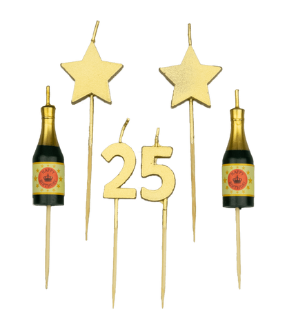 Taartkaarsjes 25 jaar
