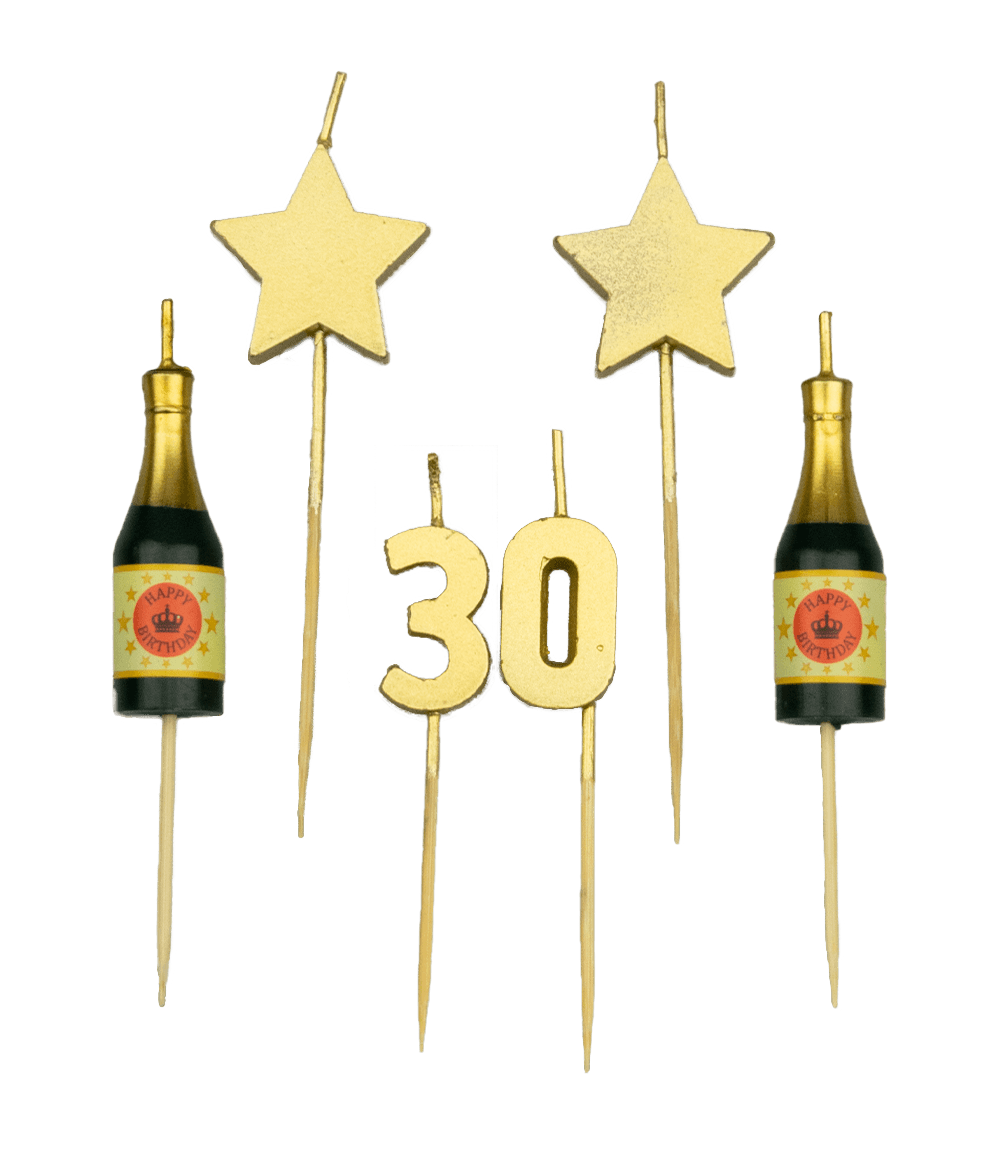 Taartkaarsjes 30 jaar
