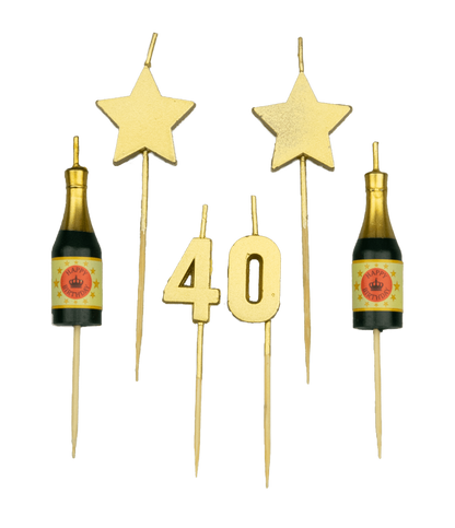 Taartkaarsjes 40 jaar