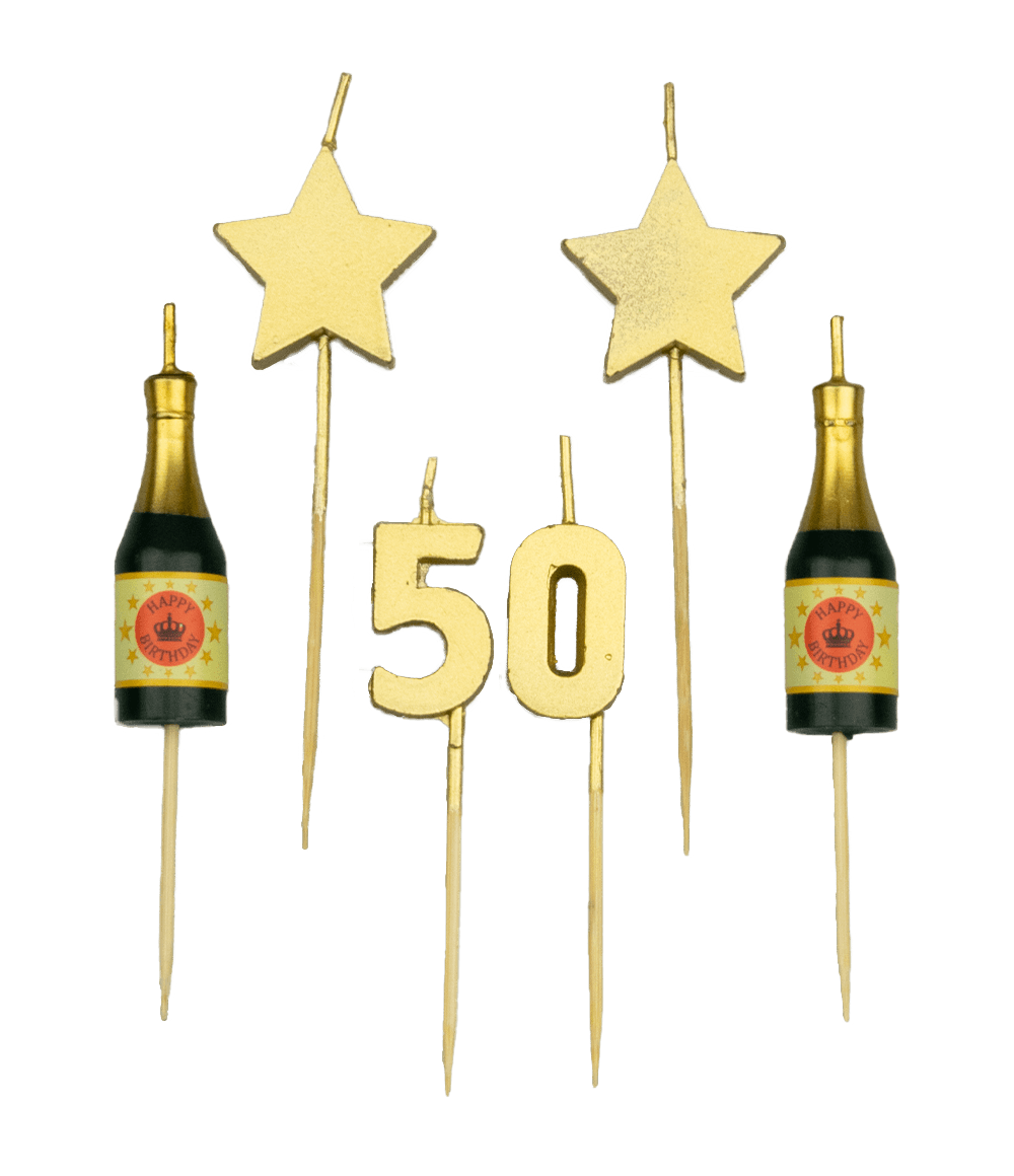 Taartkaarsjes 50 jaar