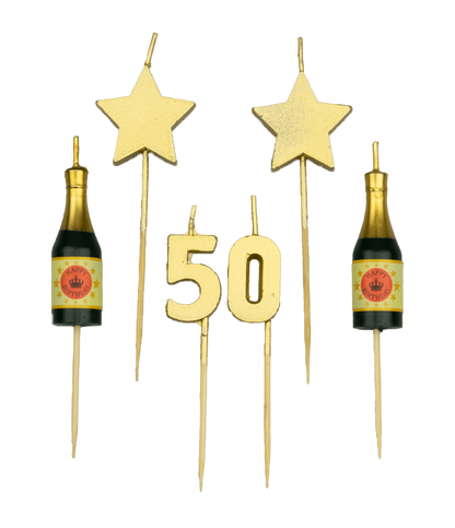 Taartkaarsjes 50 jaar