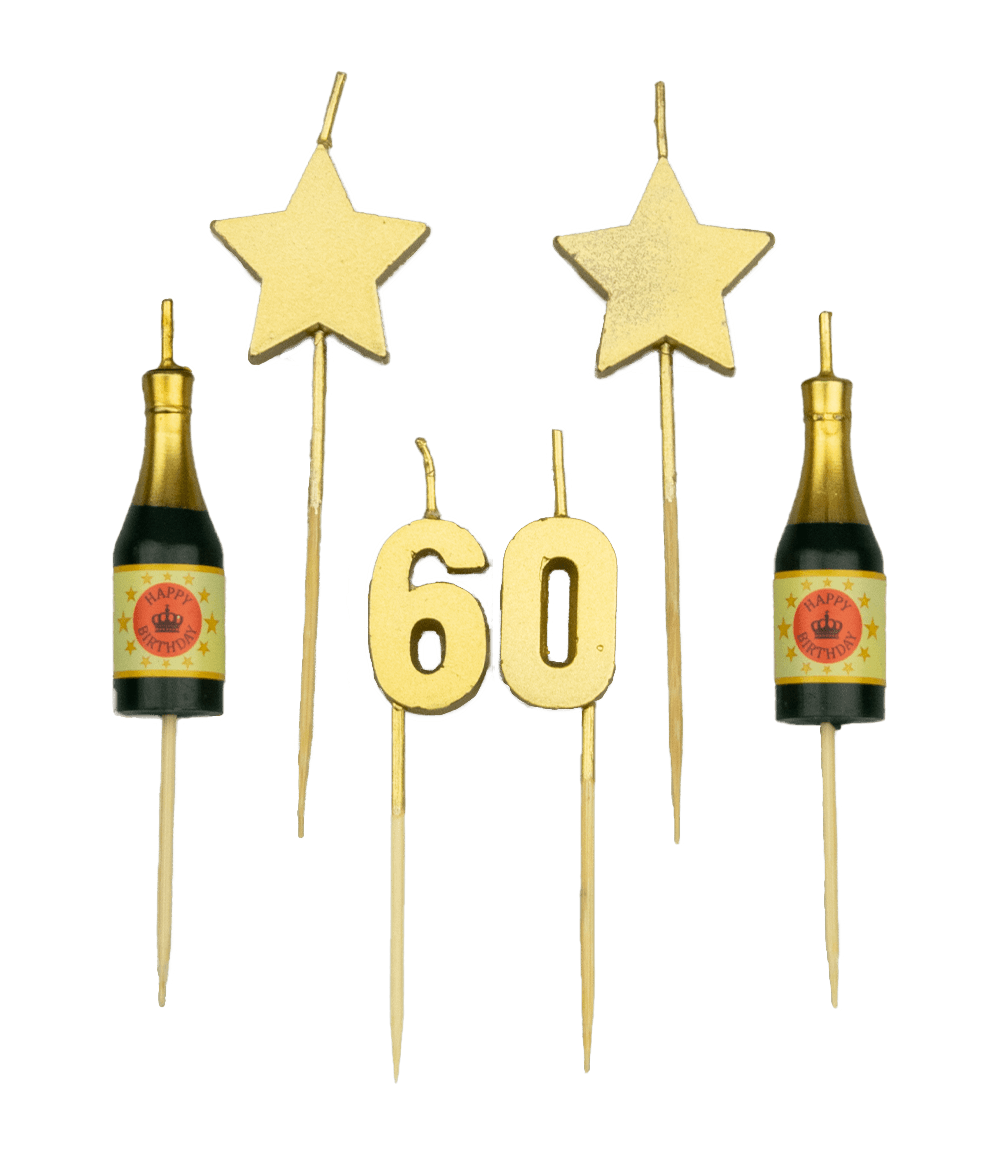 Taartkaarsjes 60 jaar