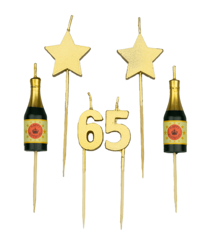 Taartkaarsjes 65 jaar