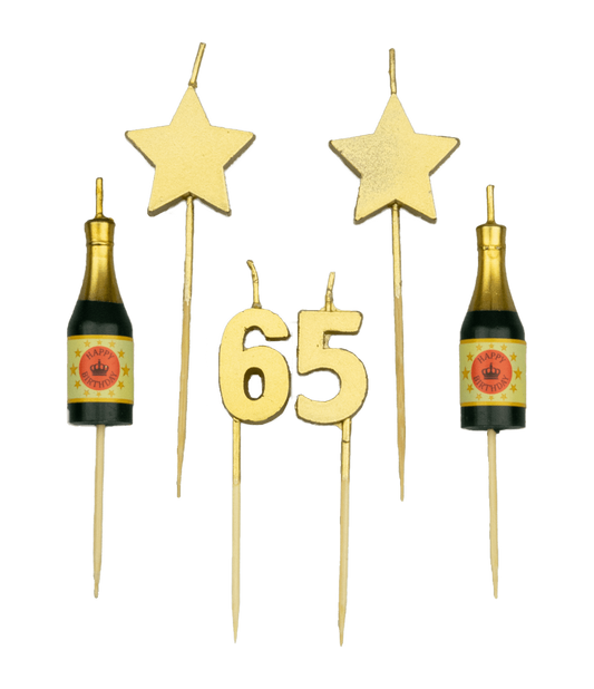 Taartkaarsjes 65 jaar