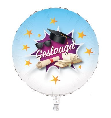 Folieballon Geslaagd