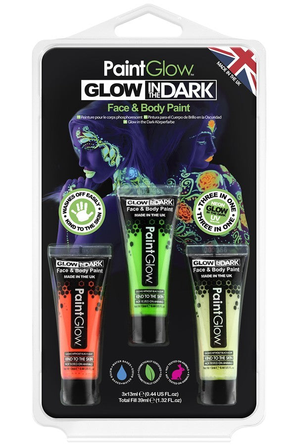 Blisterset Glow in the Dark schmink