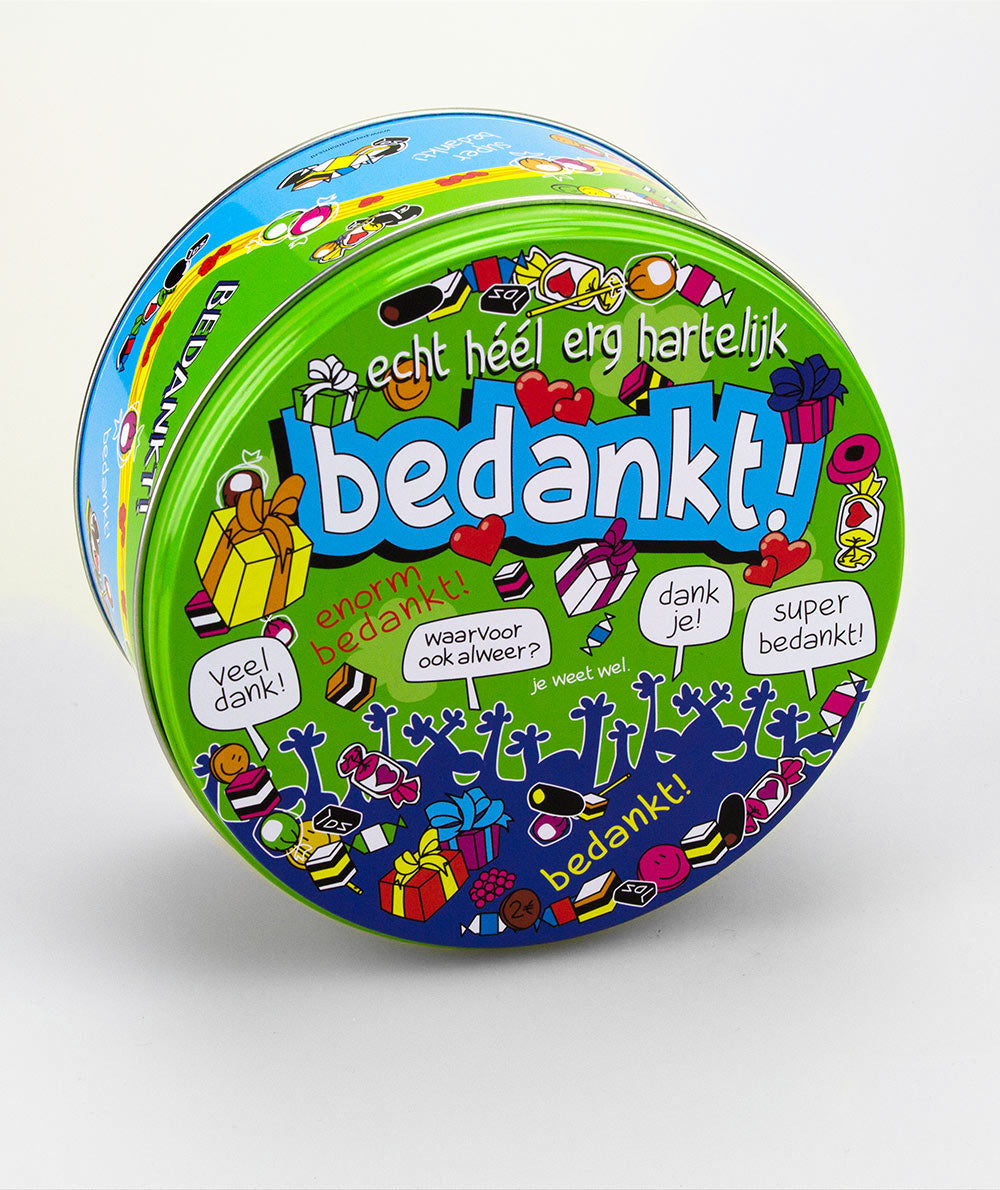 Snoeptrommel Bedankt
