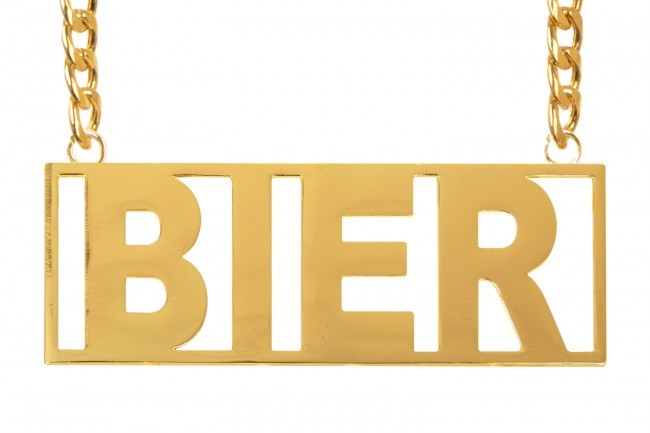 Ketting met hanger Bier