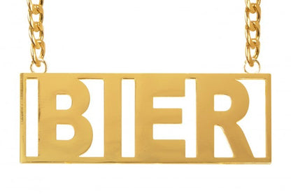 Ketting met hanger Bier