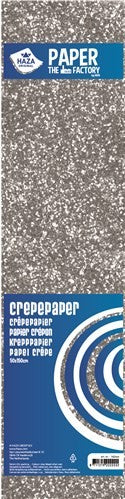 Crepe papier metallic Zilver