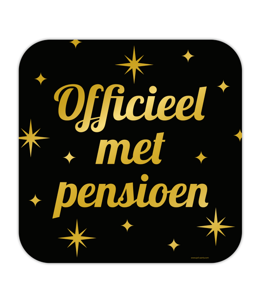 Huldeschild Classy Party Pensioen