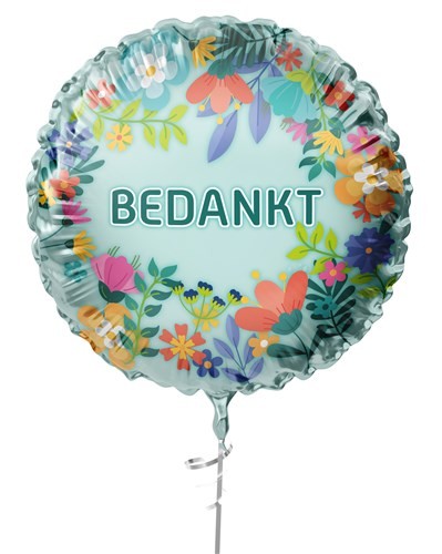 Folieballon Bedankt