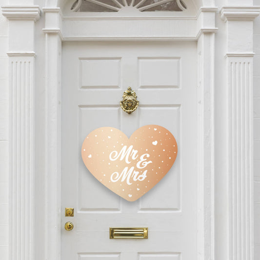 Huldeschild Mr en Mrs