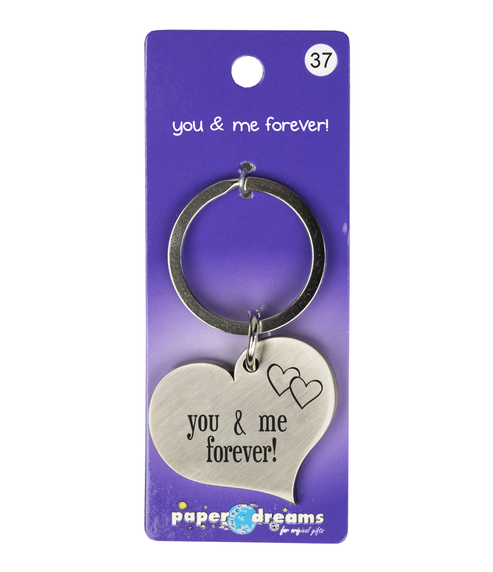 Hart sleutelhanger You and Me