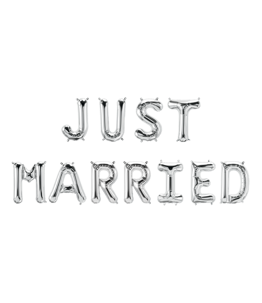 Folie ballon Kit Just Married