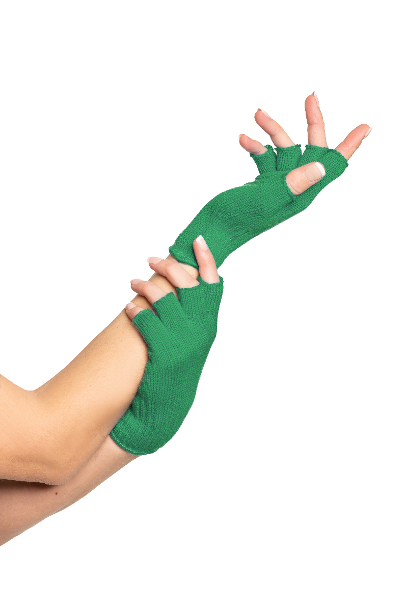 Vingerloze Handschoen Groen