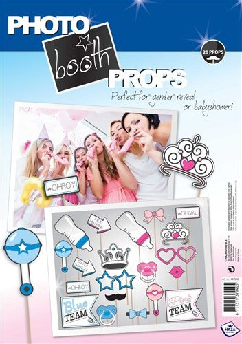 Photobooth props Gender Reveal