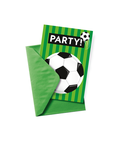 Uitnodigingskaarten Voetbal