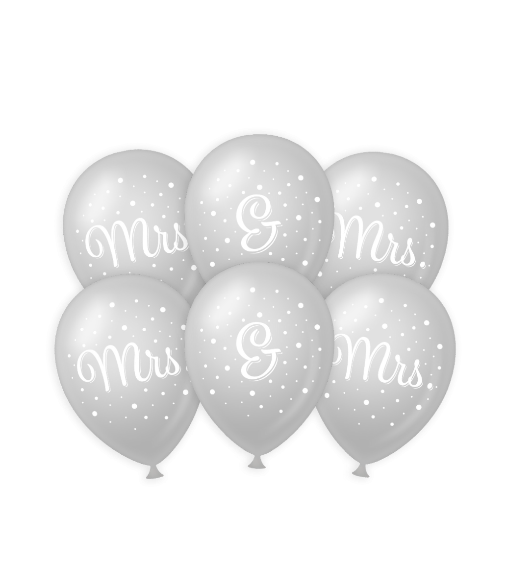 Ballonnen Mrs & Mrs