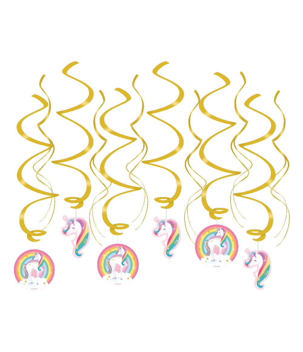Swirl decoratie Unicorn