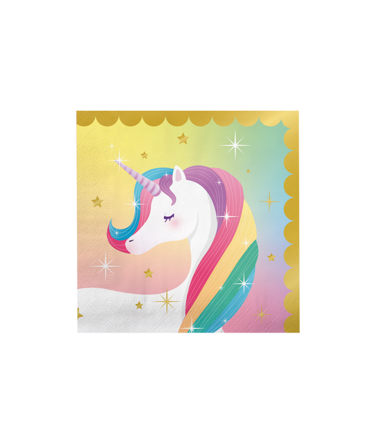 Servetten Unicorn