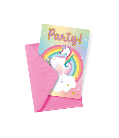 Uitnodigingskaarten Unicorn