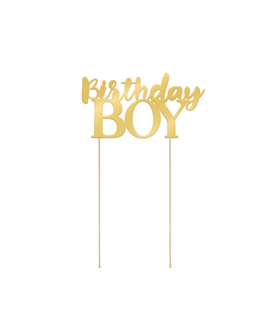 Taart topper Birthday Boy
