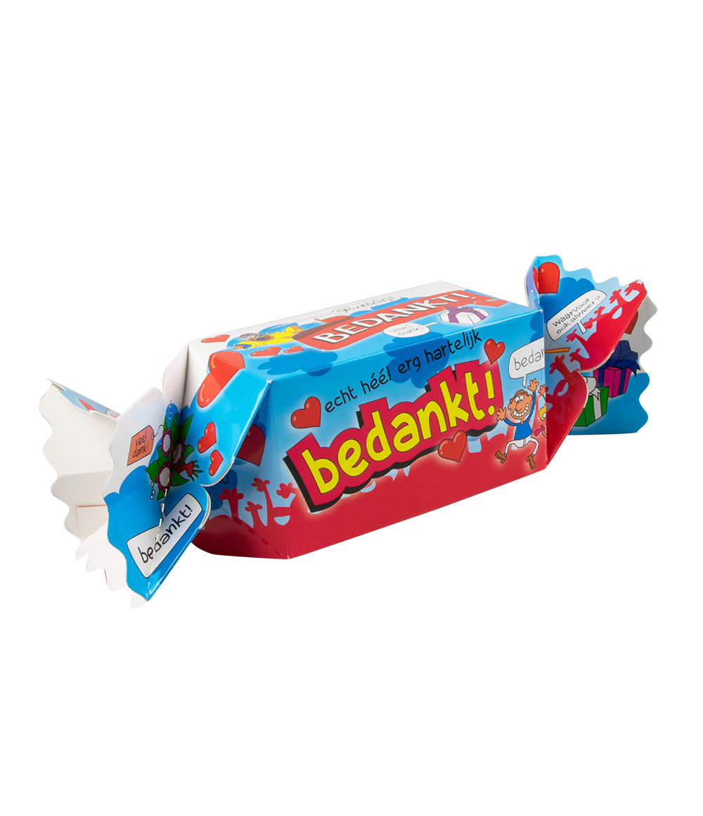 Snoepverpakking Hartelijk Bedankt
