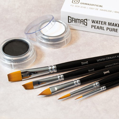 Grimas Face Paint Brush set rond vlak