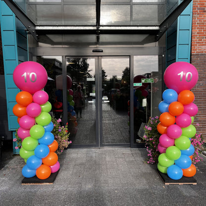 Ballonnen Pilaar met tekst of afbeelding