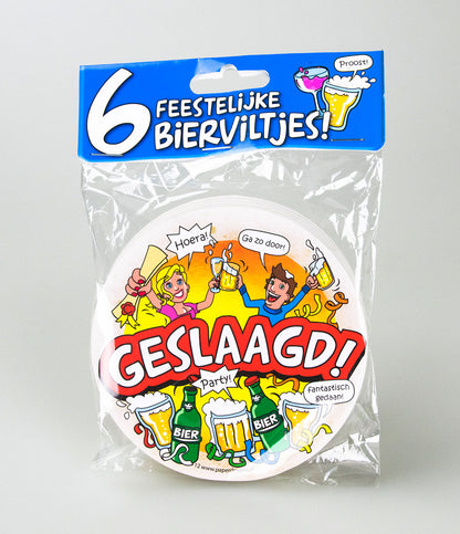 Bierviltjes Geslaagd