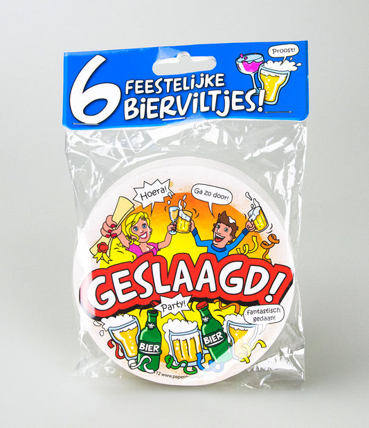 Bierviltjes Geslaagd