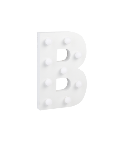 Licht Letter B