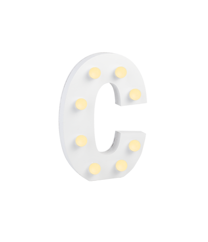 Licht Letter C