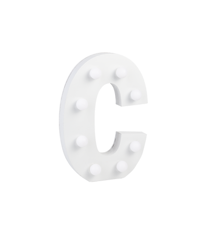 Licht Letter C