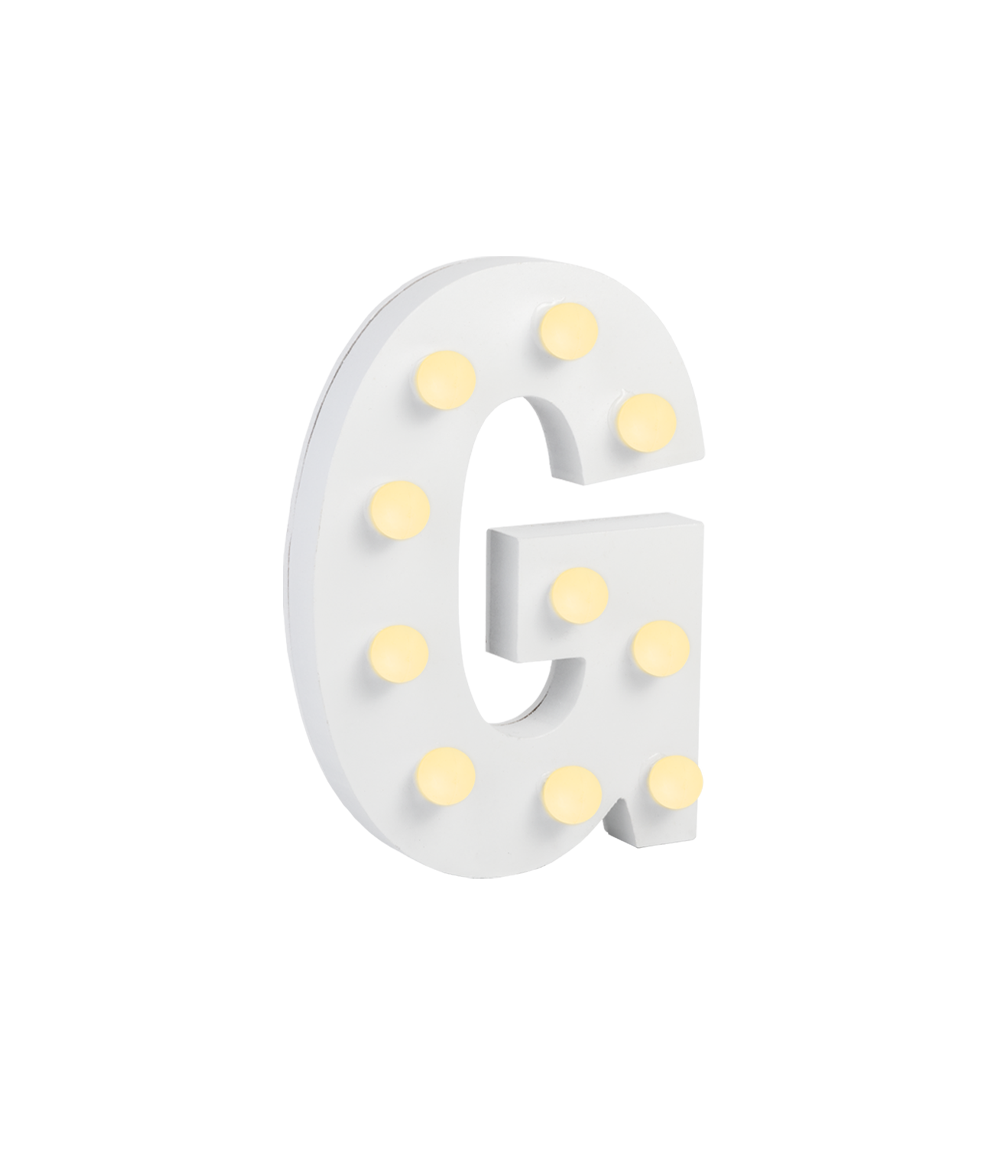 Licht Letter G