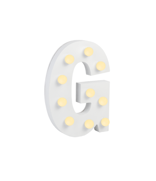 Licht Letter G
