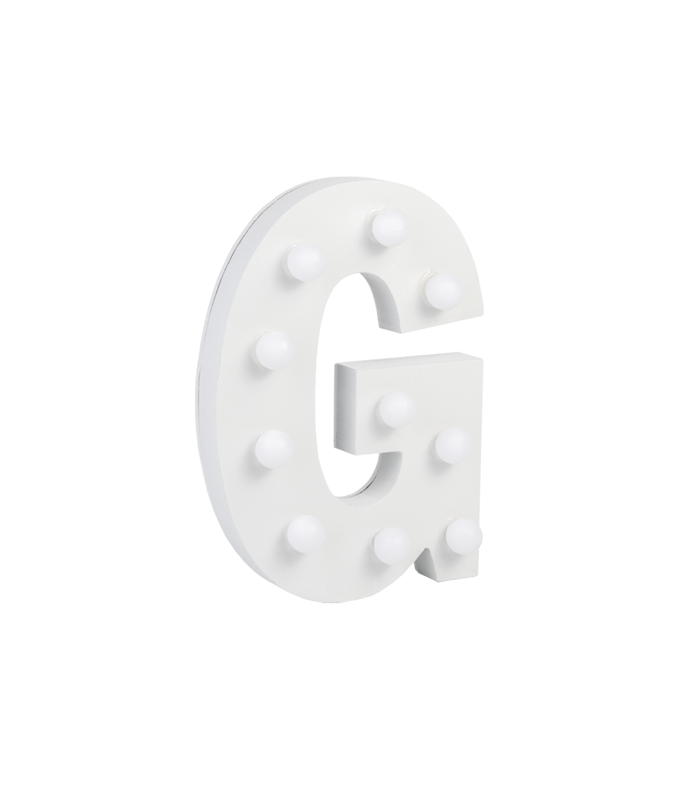 Licht Letter G