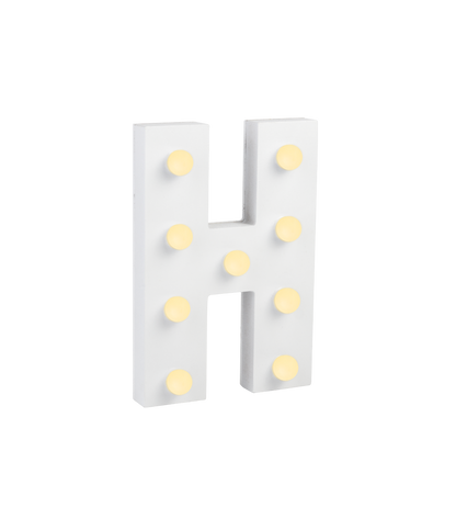 Licht Letter H