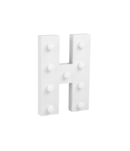 Licht Letter H